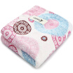 Sanli facecloth towel 34 × 76cm Bohemian style gauze cotton bamboo fiber AB version blue&pink