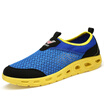 Precentor men&39s casual shoes breathable mesh shoes men&39s holes shoes lazy sleeves hollow sandals 666 blue 44 yards