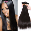 Indian Weave Bundles Straight Human Virgin Hair YYONG Hair Product Human Hair Indian Straight 4 Bundles Natural Color Hair
