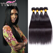 8A Unprocessed Virgin Hair Straight Cheap Peruviann Virgin Hair 4 Bundles YYONG Hair Products Wet And Wavy Virgin Peruvian Hair
