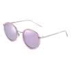 Parsons PARZIN retro sunglasses TR90 light fashion big box tide female driver sunglasses 9890 black box reflective film ice blue
