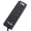 Sanba SANBAO CQT-3005 USB30 splitter high-speed expansion usb hub a drag five usb 30 hub fast charging function black