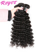 Brazilian Deep Wave Virgin Hair 3 Bundles 100 Unprocessed Human Hair Weaving Nature Color 8-26inch Curly Wave Free Shipping