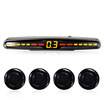 Iron general steelmate car reversing radar front 4 probe general models - ordinary black