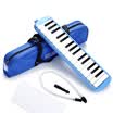Acacia LOVEBIRD organ 32 key adult children beginner practice harmonica classroom small harmonica with blown textbook cloth bag XS4015 blue