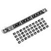 Fun trip double sucker temporary stop card fashion version silver car supplies moving phone number card