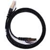 AMPCOM AMCOM AMCAT7BK0850 seven types of flattened flat cable copper CAT7 network patch cord gold-plated shielded computer router connection cable black 5 meters