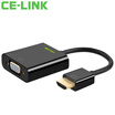 CE-LINK HDMI to VGA cable converter HD video adapter adapter computer box cable TV monitor projector line black 2709
