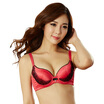 City beauty underwear gathered to adjust the type of bra lace sexy 34 thick cup small bra 090405 red 75A