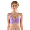 Urban beauty deep V bra under thin thick cups to adjust the bra underwear womens underwear 090548 deep purple 75A