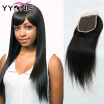 Virgin Brazilian Straight Closure 8A Brazilian Lace Closure Free Shipping 44 Human Hair Closure Bleached Knots YYONG Hair Good