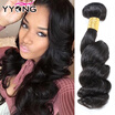 Indian Loose Wave 3 Pcs Lot Unprocessed Indian YYONG Hair Products Indian Hair Weave Bundles Good Cheap Weave 100G Free Shipping