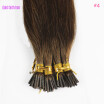 1gs 100g Human Remy Hair 2 Dark Brown Straight Custom Capsule Keratin Stick I Tip Fusion Full Human Hair Extensions Pre Bonded