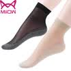 Jingdong supermarket cat people MiiOW 10 pairs short stockings women velvet cotton silk stockings women thin through the anti-skid anti-hook wire breathable short socks socks