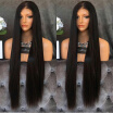 150 Brazilian Virgin Hair Full Lace Human Hair Wigs for Black Women Lace Frontal Wig Silky Straight Lace Front Human Hair Wigs