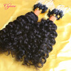 Clymene Hair 1gStrand Human Hair Micro Loop Ring Hair Extensions Indian Virgin Curly Hair