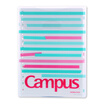 KOKUYO WCN-CLL1330 Campus loose-leaf paper bag B5 30 color sticker series 3-color random