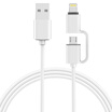 Demay 2-in-1 USB Cable for Apple&Android Ports 1 Meter