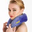 Blue brigade TRAVEL BLUE car U-pillow high-iron head pillow neck pillow aircraft travel pillow afternoon pause pillow pillow foldable storage