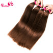 Bettehair Virgin Brazilian human hair 100 unprocessed 4pcs straight hair 2Dark Brown Color
