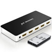 Shanze SAMZHE HV-605W HDMI five into a high-definition switch manual or infrared remote control switch 4K 2K high-definition video sharing monitor support 3D