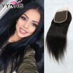 Brazillian Silky Straight Hair Closure Brazilian Lace Closure Straight Lace Closure Bleached Knots Free Middle 3 Hair Best