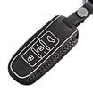 Huashi Toyota Highlander key bag hand sewing smart two-button black special steam key set keychain