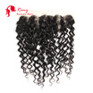 Brazilian Virgin Hair 13x4 inch Lace Frontal Closure Water Wave Brazilian Hair Ear to Ear Lace Frontal Closure Curly Weave