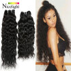 4 Bundles Russian Water Wave Virgin Hair Human Hair free Coupon Remy Hair Bundles New Hair Ocean Natural Wave