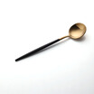 Sunshine Flying Song 304 Stainless Steel Spoon Hotel Supplies Western Tableware Main Menu Spoon Black Gold Single Pack