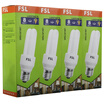Jingdong Supermarket Foshan lighting T4 energy-saving lamps 2U-8W-E27 on 4 sets