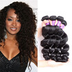 Julia Virgin Hair Brazilian Loose Wave Wavy Bundles 2pcs lot Unprocessed Brazilian Virgin Hair Loose Wave Human Hair Weave