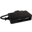 Biao Wang SSK SHU200 4 port HUB hub USB20 expansion of multi-port USB black