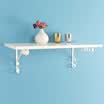 Midas Wall shelves Wall shelf shelves Set-top boxes Shelves shelves Wall partitions Decorative whiteboard White frame 10897 60x20x16cm