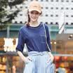 Yixiang Li Ying 2017 spring new five-point sleeve T-shirt shirt female 970311210 white M