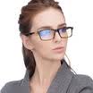 Jimmy Orange anti-radiation glasses male defense blue light computer goggles anti-fatigue female models plate frame frame frame JO7600 BK dumb black