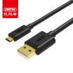 UNITEK Y-C454DBK Hi-Speed ​​USB Micro 5P Data Charging Line 05m Black Andrews Smartphone Charging Cable AM-Micro
