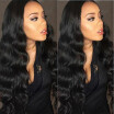 7A Glueless Body Wave Virgin Brazilian Human Hair Lace Front Wigs For Black Women 150 Density With Baby Hair