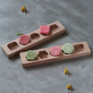 Cooking Cucumber Cake Cakes Red Bean Chestnut Rice Cooking Steamed Bread Face Food Beech Wood Baking Mold Five Flower