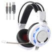 Wolf Bo Wang NUBWO K6 computer mobile phone game headset K song wearing heavy subwoofer with microphone voice white