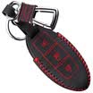 Huashi Toyota Highlander key bag hand sewing smart two-button black special steam key set keychain