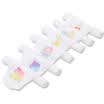 Mile fish cotton 4 layer gauze sweat towel 6 pieces dessert time juice shop