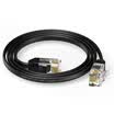 Win shengwei telephone line 4-core multi-strand flat 6P4C 1 m black landline voice jumper RJ11 finished cable TC-1010A