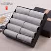 TOLORINIE casual socks combed cotton business socks male summer cotton socks thin section in the tube socks 10 double K7495D0911 light gray