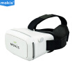 Mochi mokis mobile phone VR virtual reality glasses VR glasses 3D helmet storm video experience VR magic mirror smart glasses VR-01 white