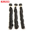 Allrun Brazilian Virgin Hair Twist Body 3 Bundles 12-24 Inch Human Hair Weave 100gPc Brazilian Hair Double Weft Free Shipping