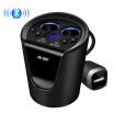 SAST Car charger cigarette lighter T01S black car mp3 bluetooth speaker phone