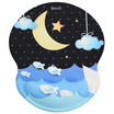 Should be cool cool EXCO wrist mouse pad classic ergonomic thickening business home office wrist pad cloth wrist rest non-slip mouse pad MSP016 moon