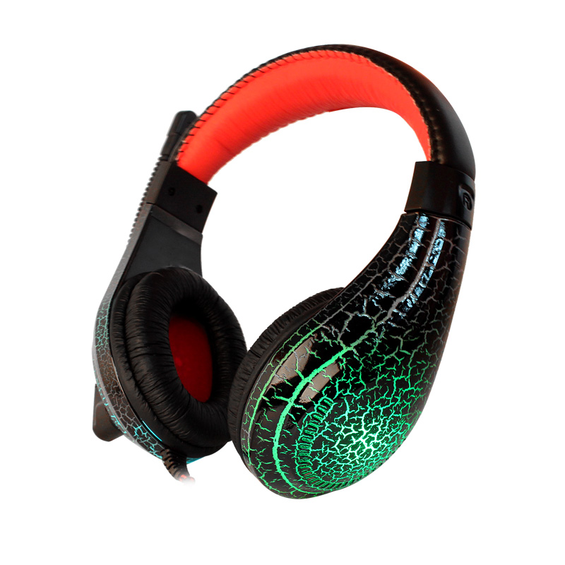 Snake Headset Headset with Microphone LED Breath Light Headset Computer Headset with Microphone G633 Black Red