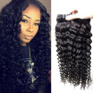 7A Brazilian Virgin Hair Deep Wave Brazilian Hair 3 Bundles Brazilian Curly Virgin Hair Bundle Deals Deep Wave Human Hair Weave